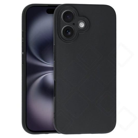 iPhone 16 Hülle Schwarz – anco Dark TPU Case
