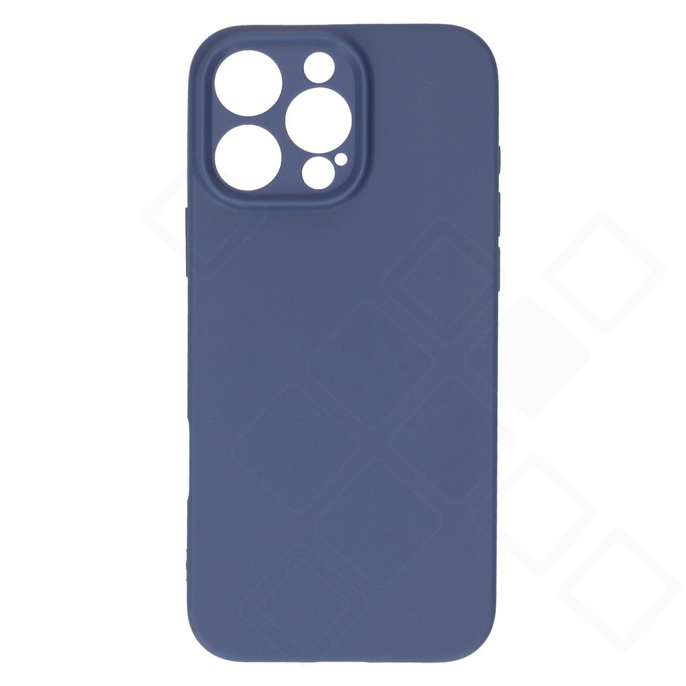 TPU Case für Apple iPhone 16 Pro Max – Mattes Schutzcase Dark Blue