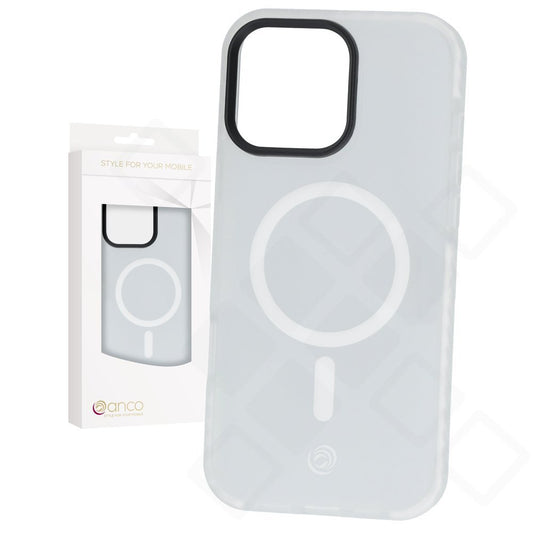 anco Magnetic Protect Case für Apple iPhone 16 Pro Max – MagSafe Frost Transparent