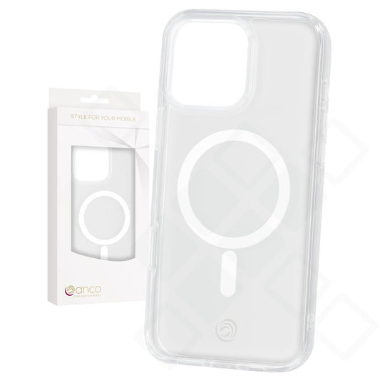 anco Magnetic Case für Apple iPhone 16 Pro Max – MagSafe Hülle Transparent Crystal