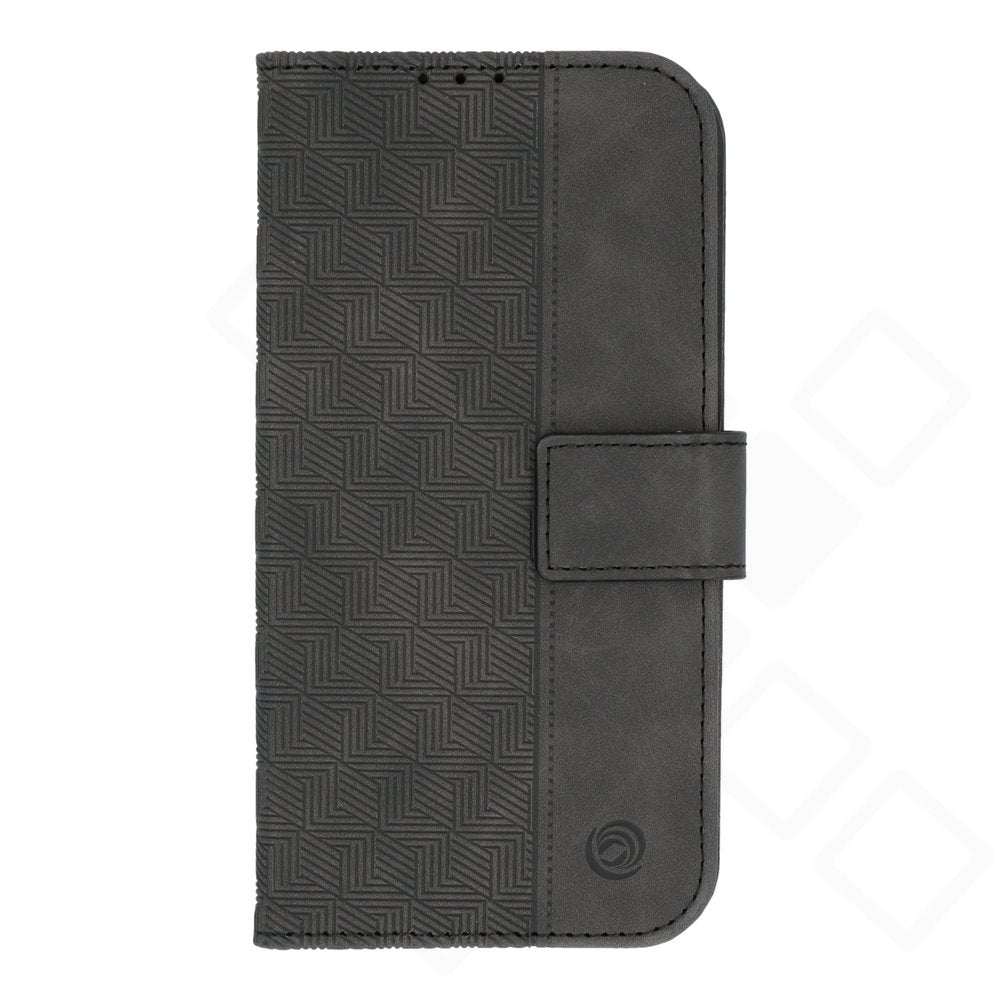anco Bookcase Geometric für Apple iPhone 16 – PU Leder Hülle mit Kartenfach