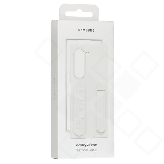 Samsung Silicone Stand Case mit Strap für Galaxy Z Fold6 – Schwarz