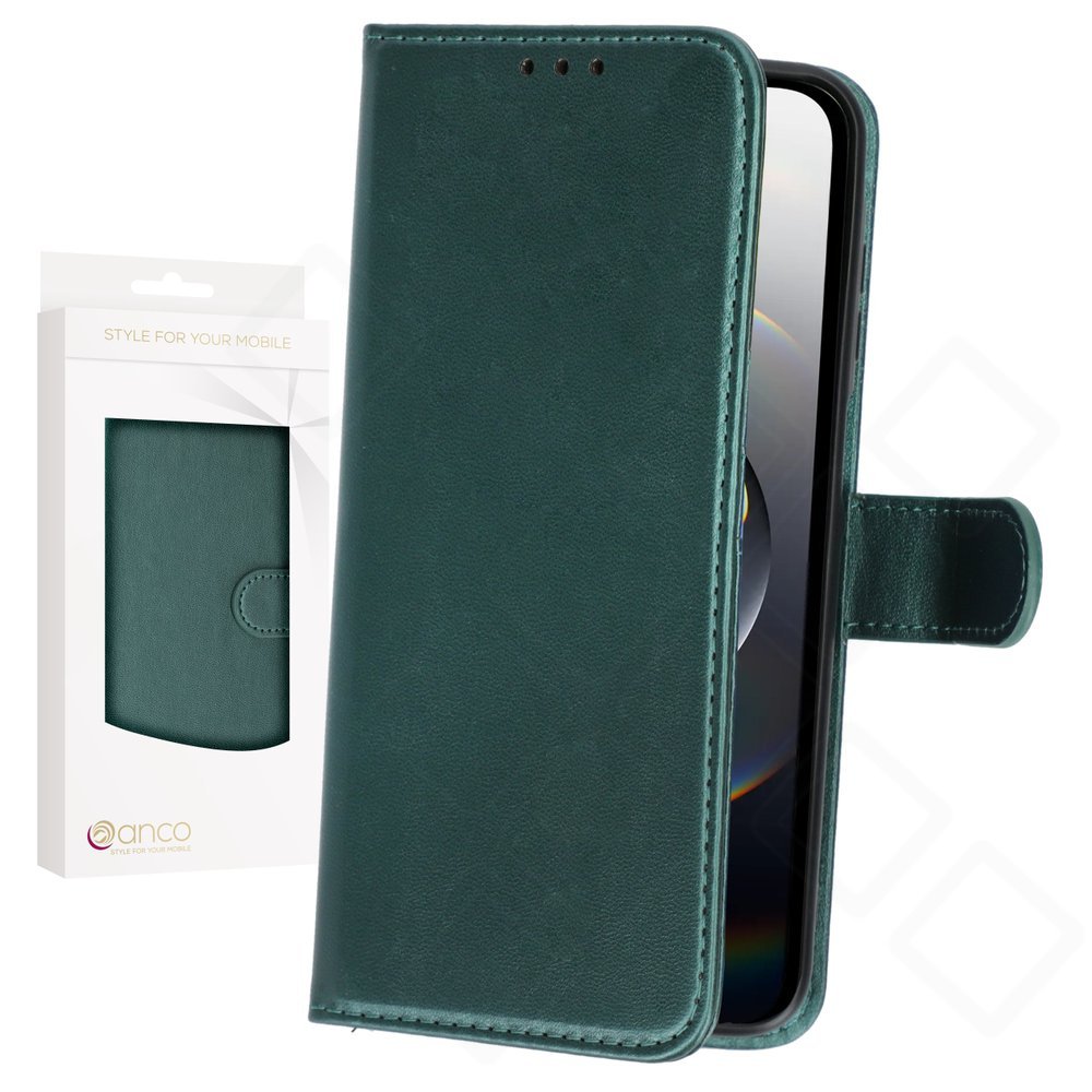 anco Basic Bookcase für Apple iPhone 16e / 17e – PU Leder Hülle mit Kartenfach