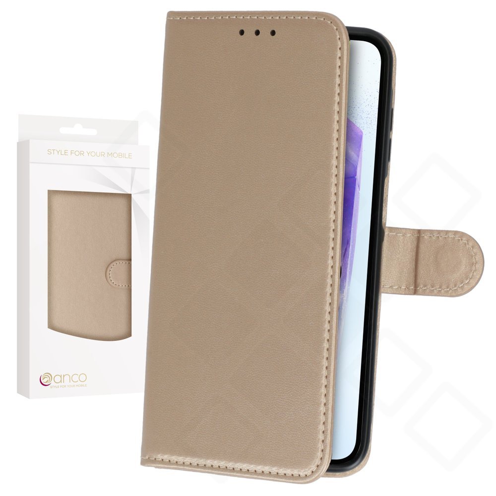 anco Basic Bookcase Galaxy A55 5G | PU-Leder Flip Case Kartenfach