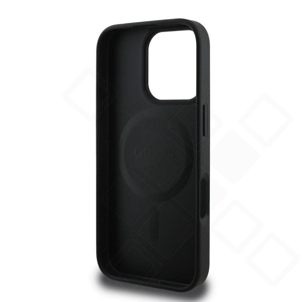 Guess 4G Colored Ring MagSafe Case für Apple iPhone 16 Pro Max – Rückansicht