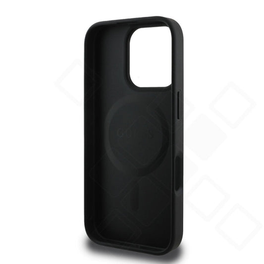 Guess 4G Colored Ring MagSafe Case für Apple iPhone 16 Pro Max – Rückansicht