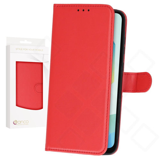 anco Basic Bookcase für Samsung Galaxy A16 4G / A16 5G – Hülle mit Kartenfach
