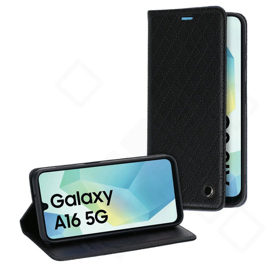 Bookcase Magnet Hülle für Samsung Galaxy A16 4G / A16 5G – PU Leder Case mit Kartenfach