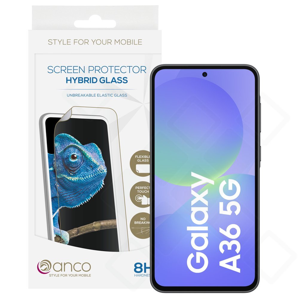 anco Hybrid Glass für Samsung Galaxy A36 5G / A37 5G – 8H Displayschutz flexibel