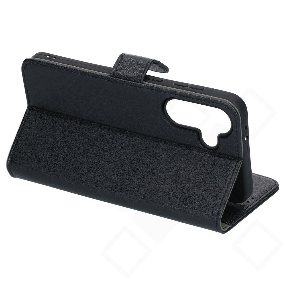 anco Basic Bookcase für Samsung Galaxy A36 5G – Klapphülle aus PU-Leder mit Kartenfach – Schwarz