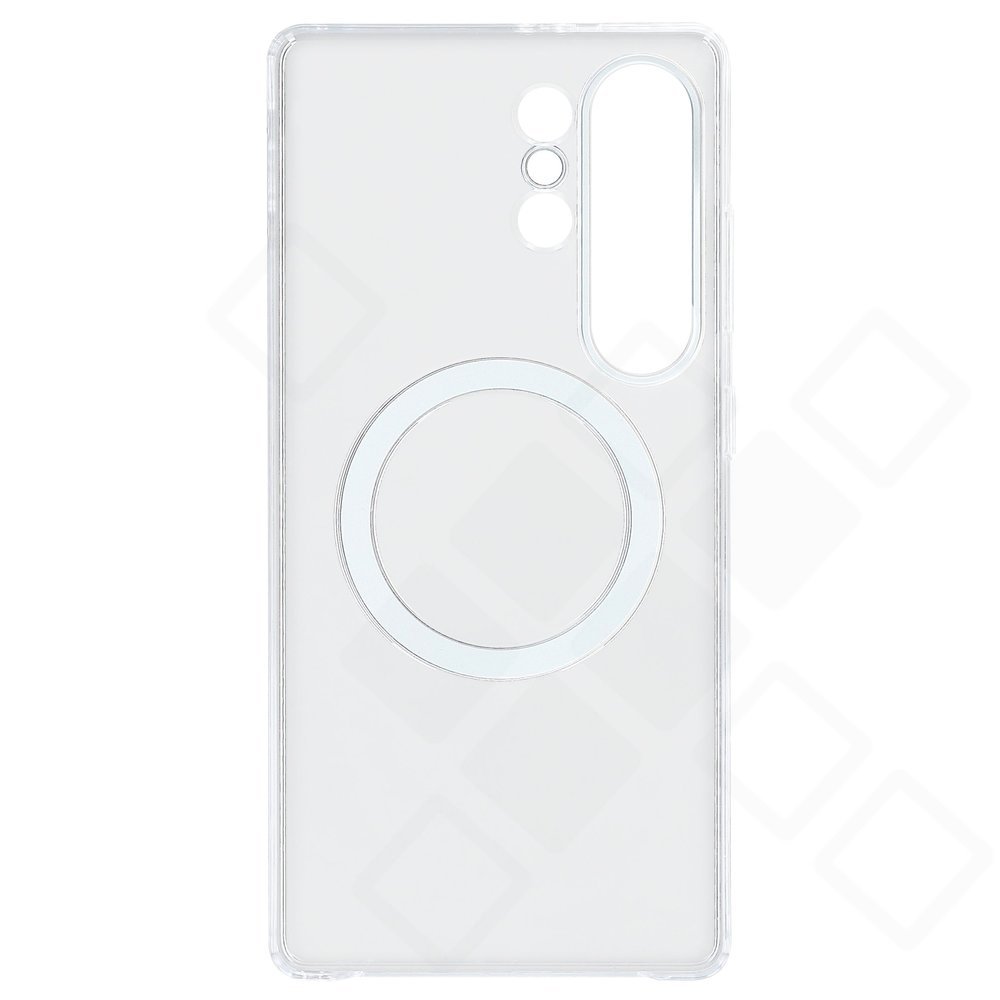Designed for Samsung Clear Case Qi2 – Transparente MagSafe & Qi2 Schutzhülle mit Anti-Vergilbung für Samsung Galaxy S25 Ultra