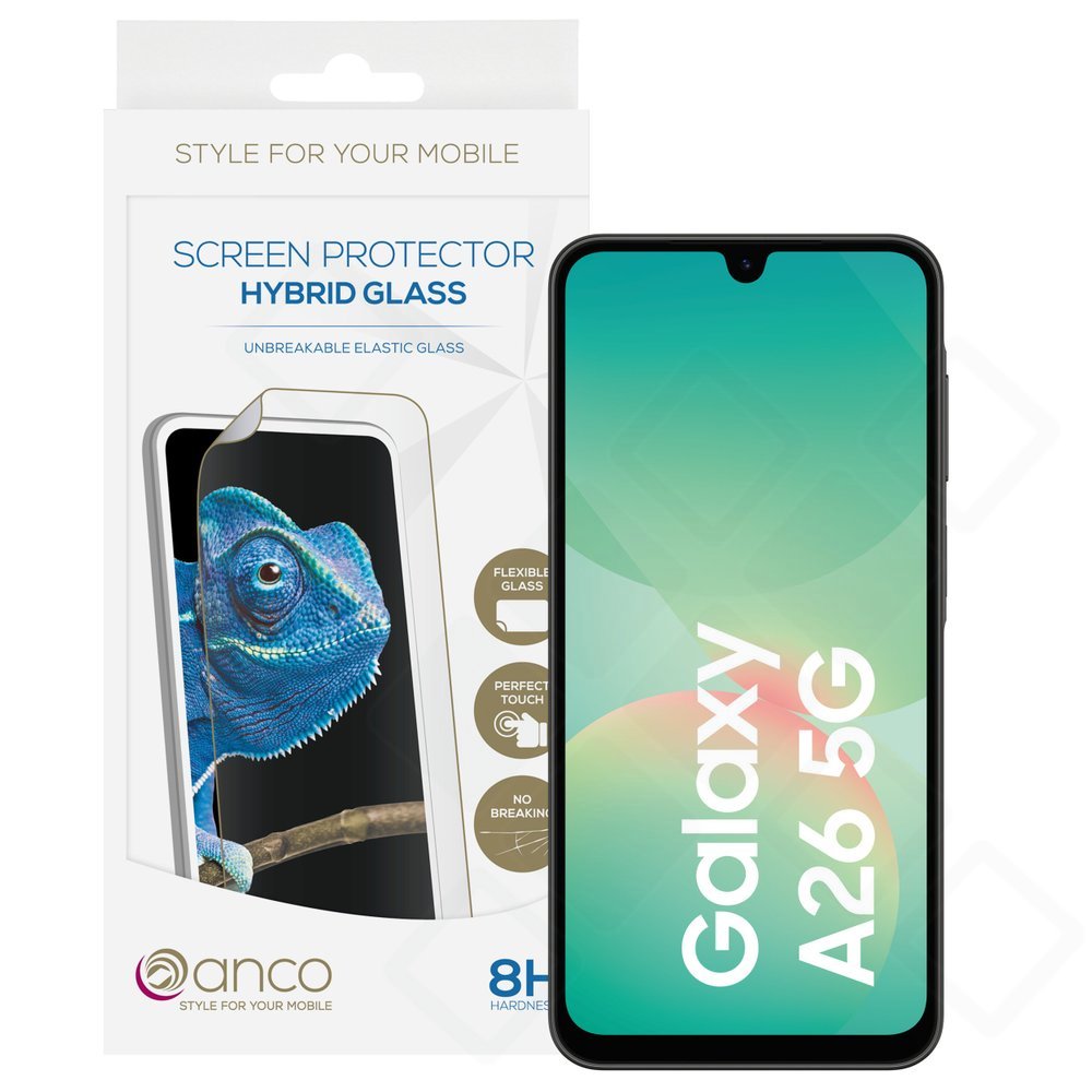 anco Hybrid Glass Samsung Galaxy A26 5G – 8H Flexibles Displayschutzglas
