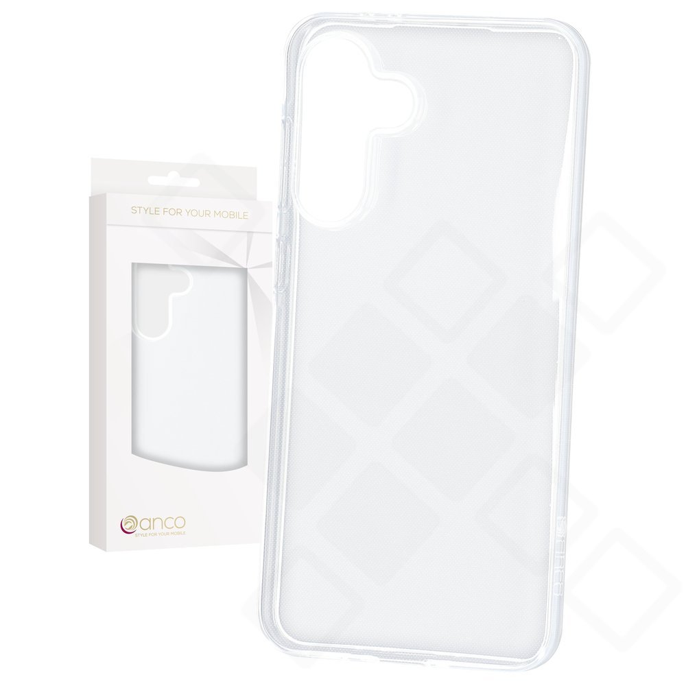 anco Super Slim Case Galaxy A56 5G – Transparente Hülle 1,5 mm mit Kamerarand