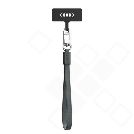Audi Universal Hand Strap für Smartphone – PU Leder Handschlaufe Grau