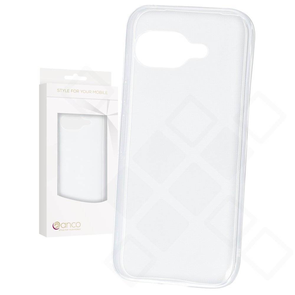 anco Super Slim Case für Google Pixel 9a – Transparente Schutzhülle