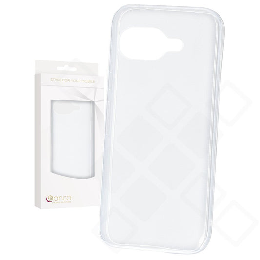 anco Super Slim Case für Google Pixel 9a – Transparente Schutzhülle