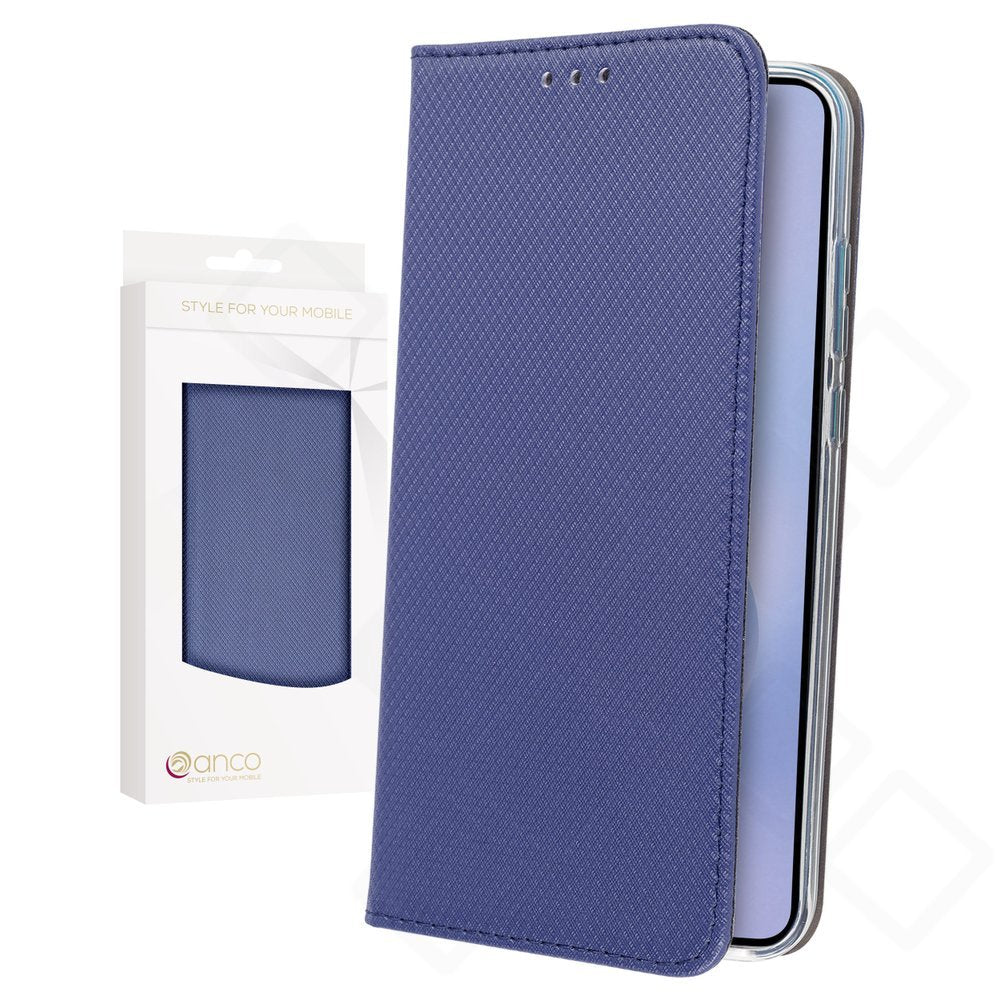 anco Bookcase Basic Magnetic für Samsung Galaxy S25 Edge – PU Leder Hülle mit Kartenfach