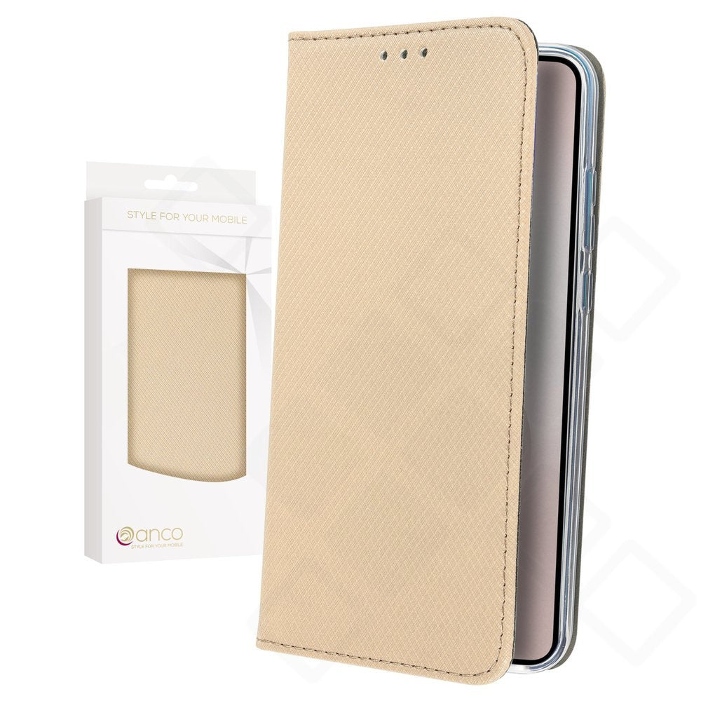 anco Bookcase Basic Magnetic für Samsung Galaxy S25 Edge – PU Leder Hülle mit Kartenfach