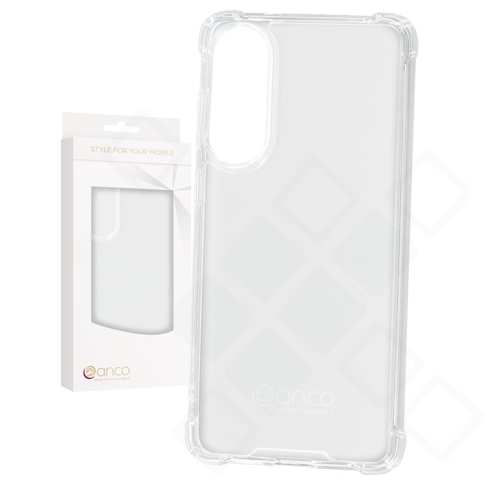 anco Protect Case – Transparente 1,5 mm TPU-Schutzhülle mit stoßdämpfenden verstärkten Kanten & Verfärbungsschutz für Samsung Galaxy S25 Edge (S937B) – Transparent