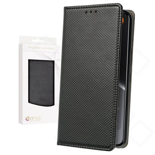 anco Bookcase Basic Magnetic für Xiaomi 15 Ultra – PU Leder Hülle mit Kartenfach Schwarz