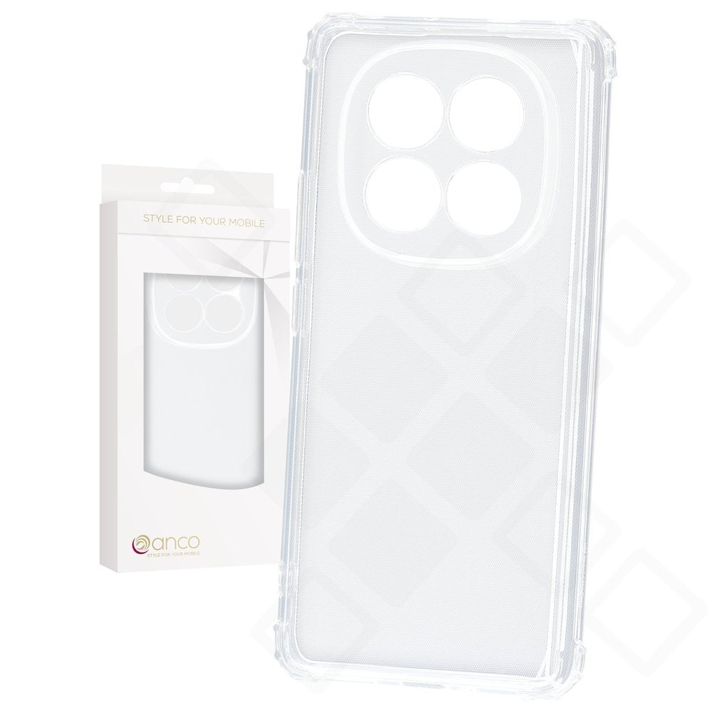 Xiaomi Redmi Note 14 Pro / Pro+ 5G Hülle Transparent – anco Protect Case | 1,5 mm TPU