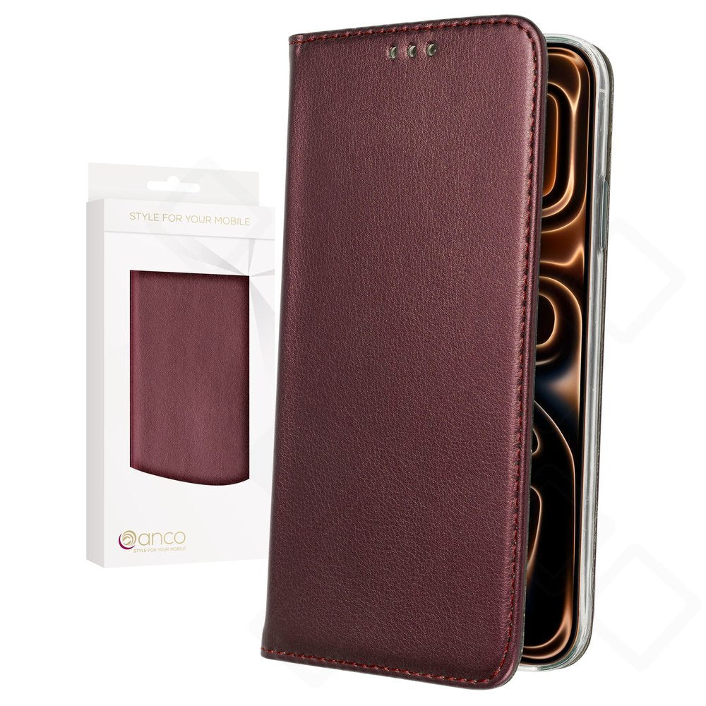 anco Bookcase Magnetic Hülle für Apple iPhone 17 Pro Max & 18 Pro Max – Wallet Case mit Kartenfach