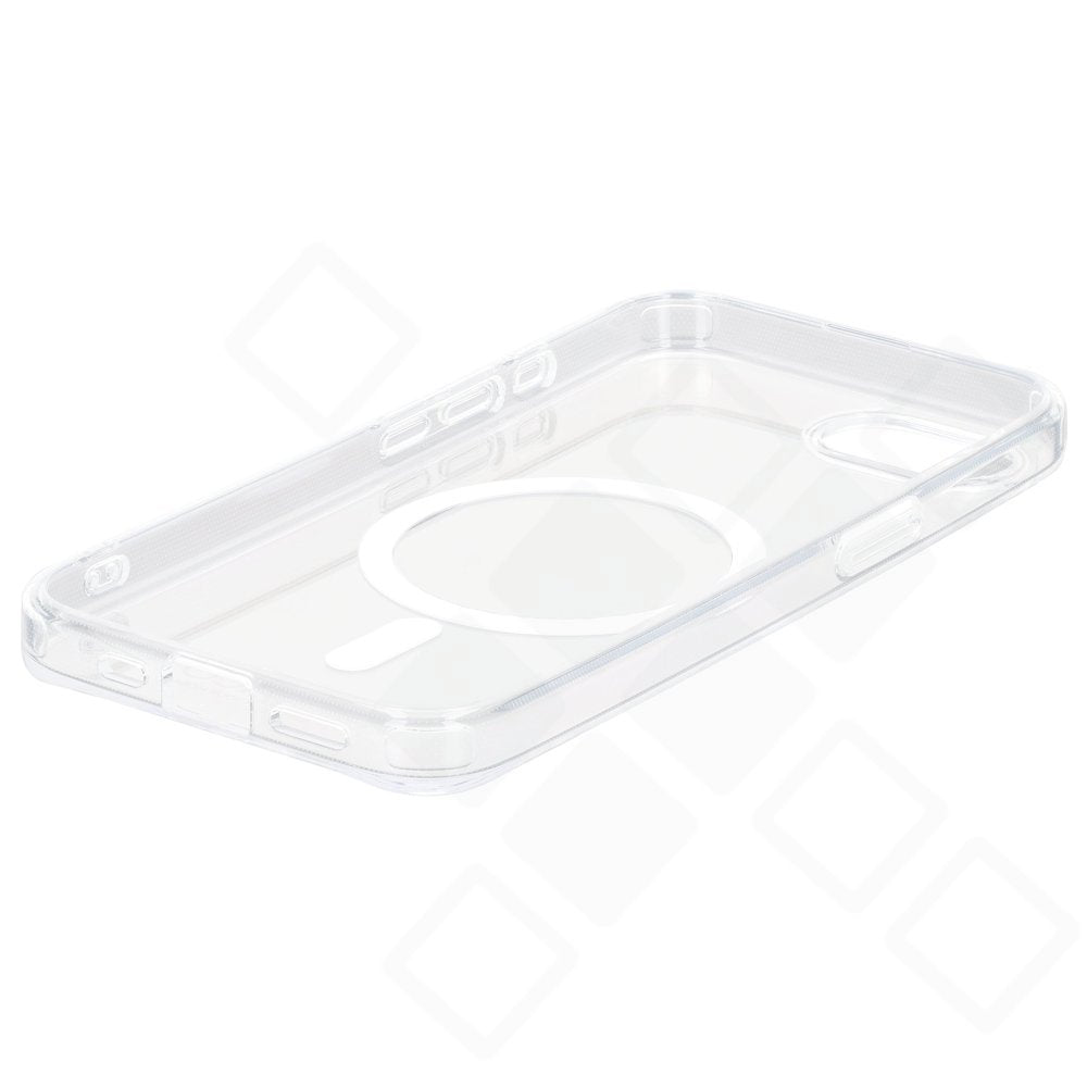 anco Magnetic Case – MagSafe-kompatibles Schlankes Crystal-Backcover (PC+TPU) mit verstärkten Stoßkanten für Apple iPhone 16e & iPhone 17e – Crystal