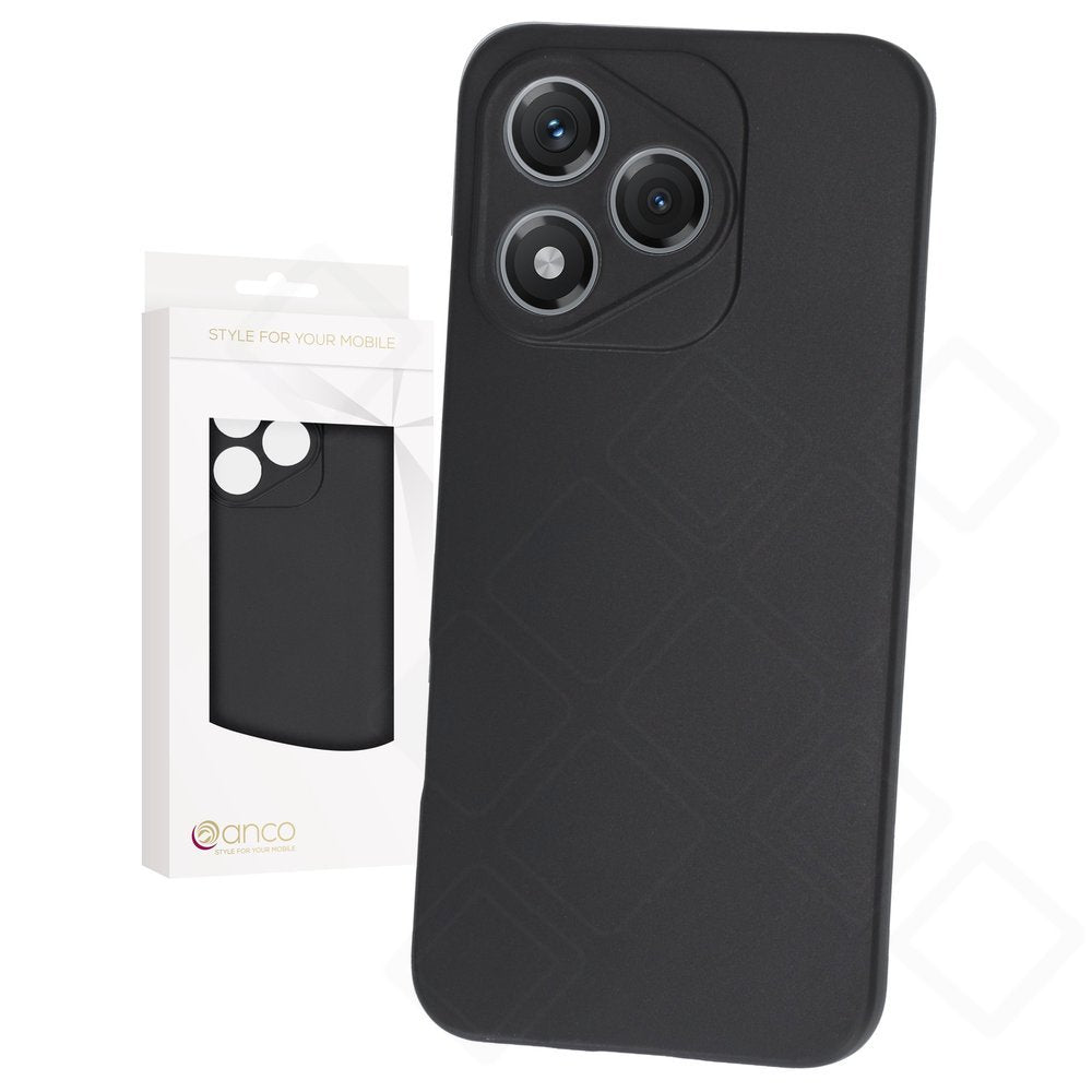 Honor 400 Lite Dark Case Matt Schwarz – Rutschfeste TPU Schutzhülle