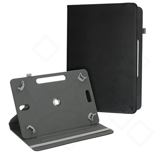 anco Bookcase Rotation Universal 11 Zoll – Tablet Hülle mit 360° Standfunktion Schwarz