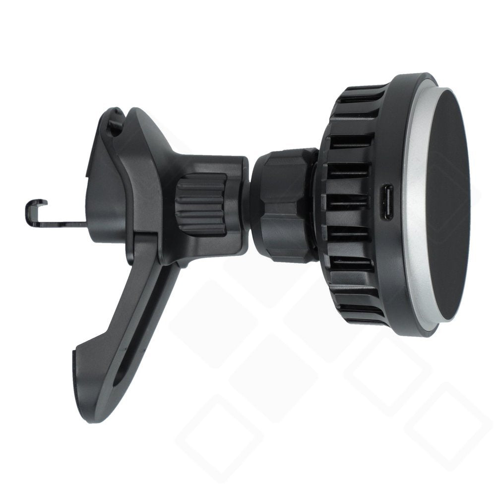 Wits Wireless Magnetischer Qi2 Kfz-Ladegerät 15W mit 30W Autolader für Apple iPhone & MagSafe - Schwarz