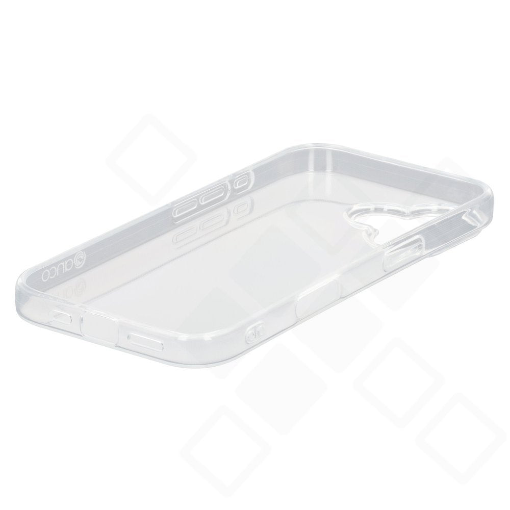 anco Super Slim Case – Ultra-dünne 1,5 mm transparente Schutzhülle mit erhöhtem Kameraschutz für Apple iPhone 17 – Transparent