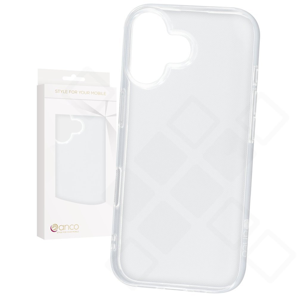 anco Super Slim Case – Ultra-dünne 1,5 mm transparente Schutzhülle mit erhöhtem Kameraschutz für Apple iPhone 17 – Transparent