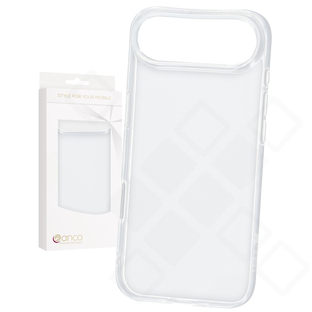 Rückseite des transparenten Super Slim Case für iPhone Air