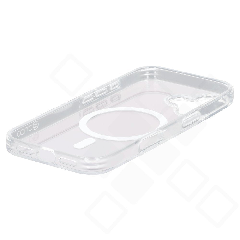 anco Magnetic Case für Apple iPhone 17 - crystal MagSafe-kompatibles Backcover; Verstärkte Kanten sorgen für Stoßfestigkeit; Slim Design; Material: PC+TPU. Alle Anschlüsse frei zugänglich