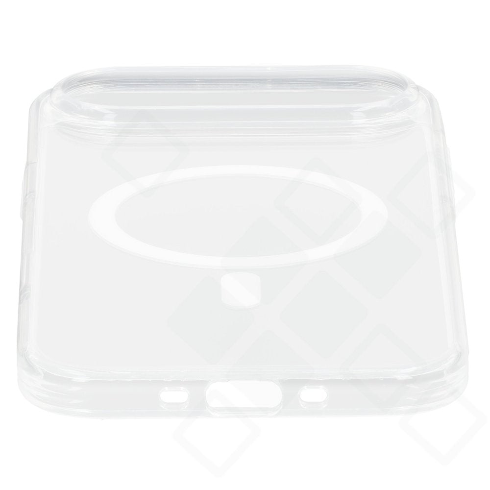 anco Magnetic Case – MagSafe-kompatibles Schlankes Crystal-Backcover (PC+TPU) mit verstärkten Stoßkanten für Apple iPhone Air – Crystal