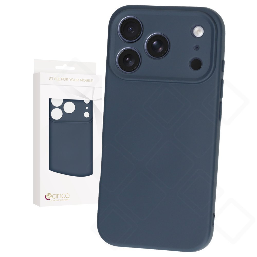 anco Liquid Silicone Case für Apple iPhone 17 Pro – Blau