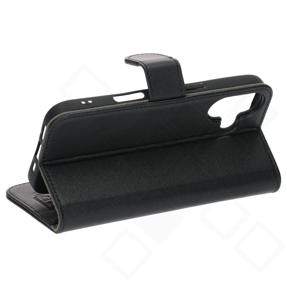 anco Basic Bookcase – PU-Leder Klapphülle mit Geldscheinfach, Kartenfach & TPU-Halteschale für Apple iPhone 17
