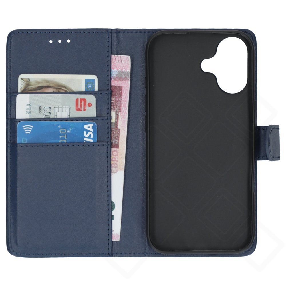 anco Basic Bookcase für Apple iPhone 17 – Klapphülle mit Kartenfach