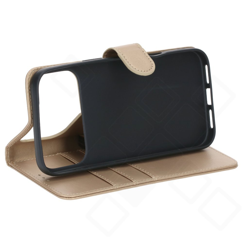 iPhone 17 Pro Max Bookcase Hülle mit Kartenfach – anco Basic Klapphülle aus PU Leder