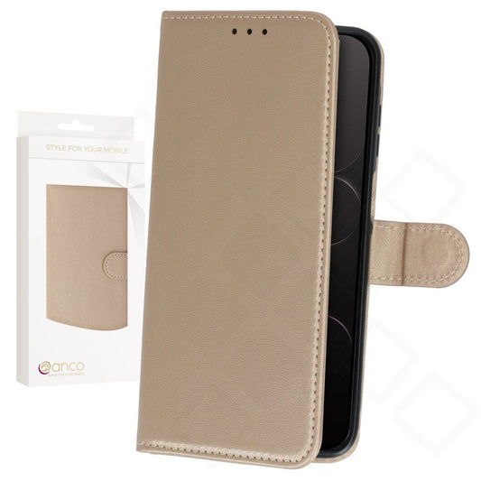 anco Basic Bookcase für Apple iPhone Air – PU Leder Hülle mit Kartenfach