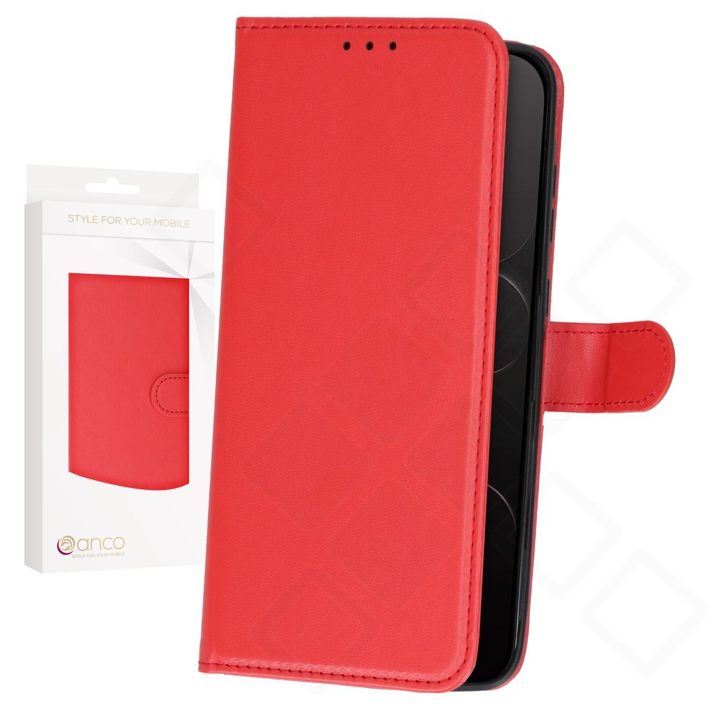 anco Basic Bookcase für Apple iPhone Air Handyhülle Bookcase Klapphülle Kartenfach Schwarz