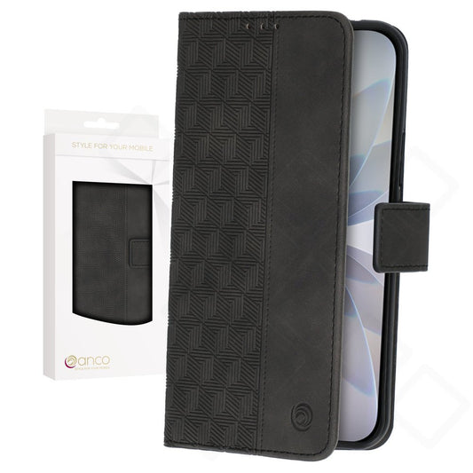 anco Bookcase Geometric für Apple iPhone 17 – PU Leder Hülle mit Kartenfach