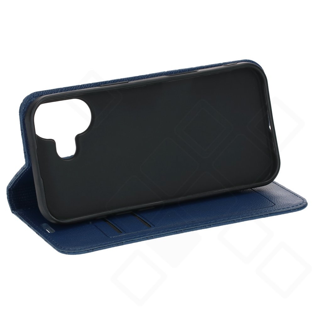 anco Bookcase Style Magnetic für iPhone 17 – Klapphülle Navy mit Kartenfach