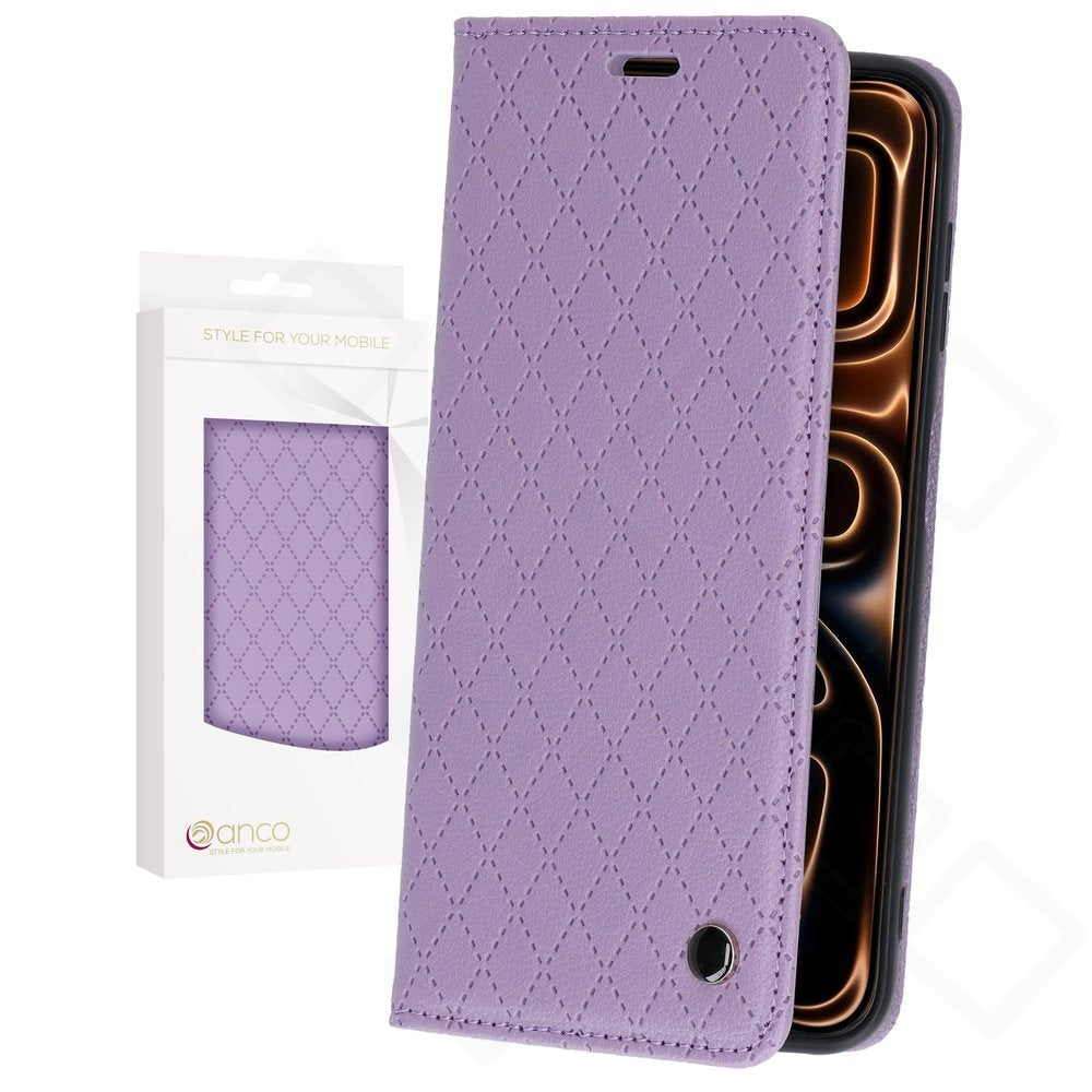 anco Bookcase Style Magnetic für Apple iPhone 17 Pro Max – PU Leder Hülle mit Kartenfach