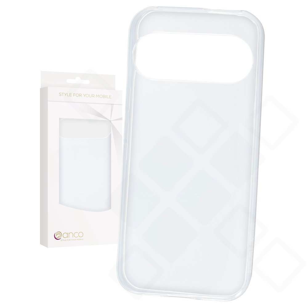 anco Super Slim Case – Extra dünne transparente Schutzhülle für Google Pixel 10 / 10 Pro