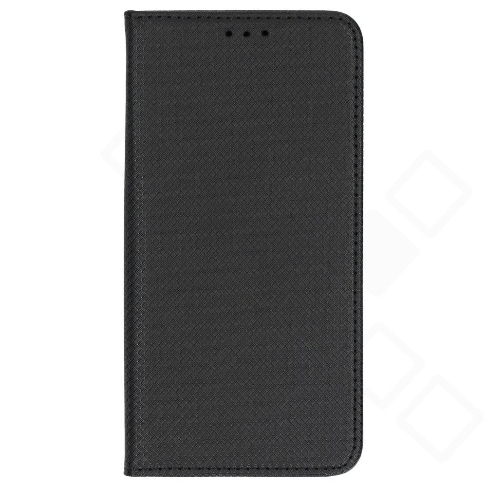 Schwarzes anco Bookcase für Galaxy S25 FE – Vorderansicht