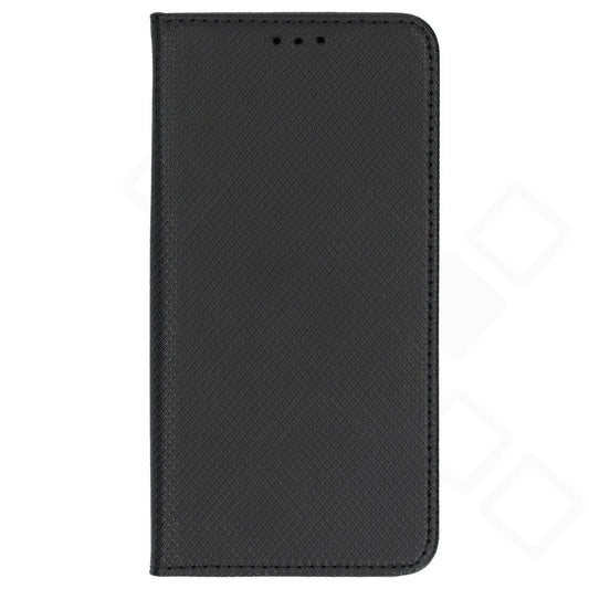 Schwarzes anco Bookcase für Galaxy S25 FE – Vorderansicht