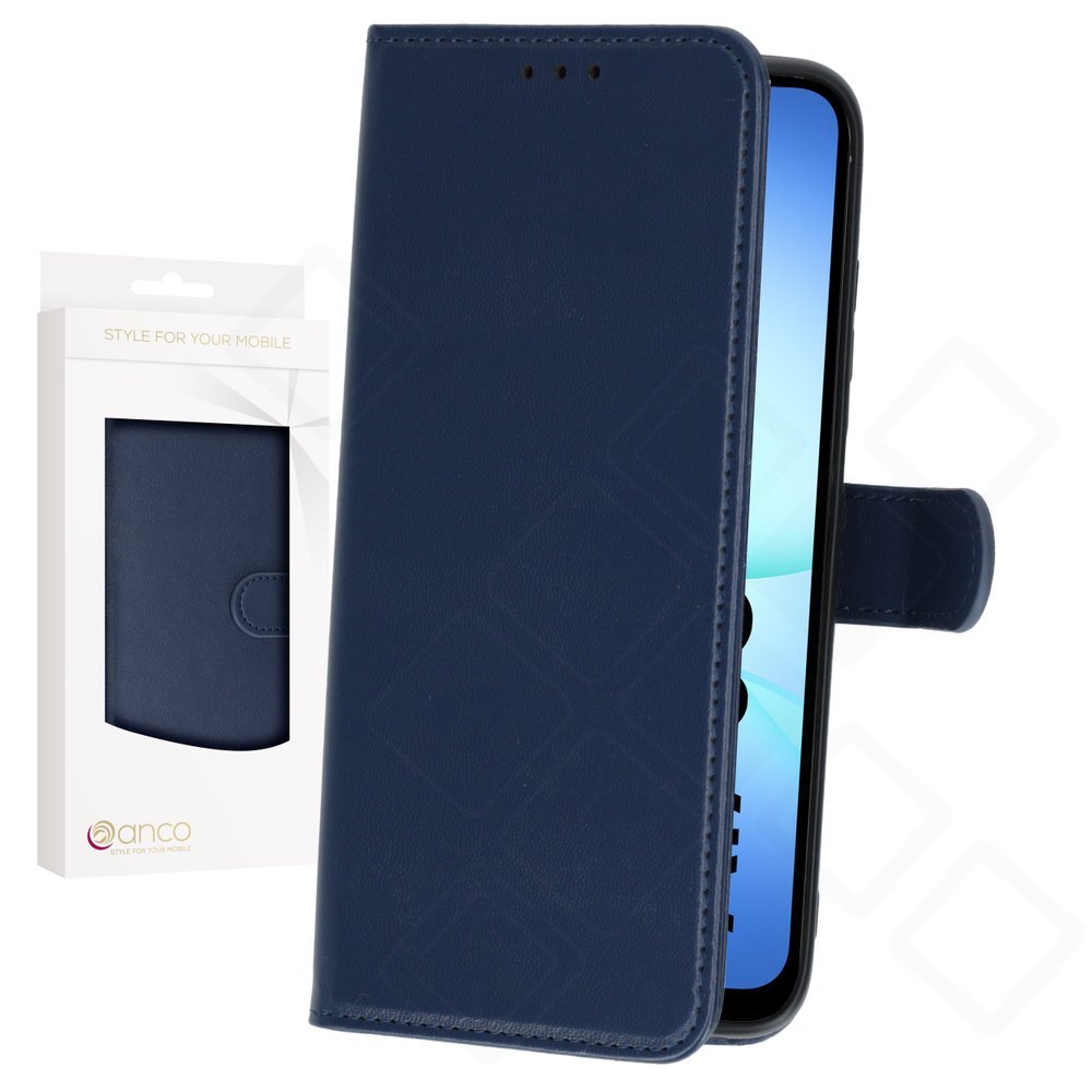 anco Basic Bookcase für Samsung Galaxy A17 4G / A17 5G – PU Leder Hülle mit Kartenfach