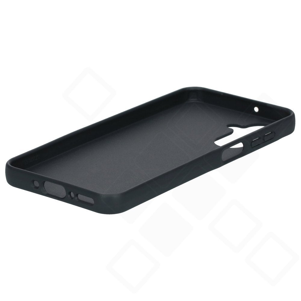 Schwarze anco Handyhülle für Galaxy A17 und A18 – Seitenansicht
