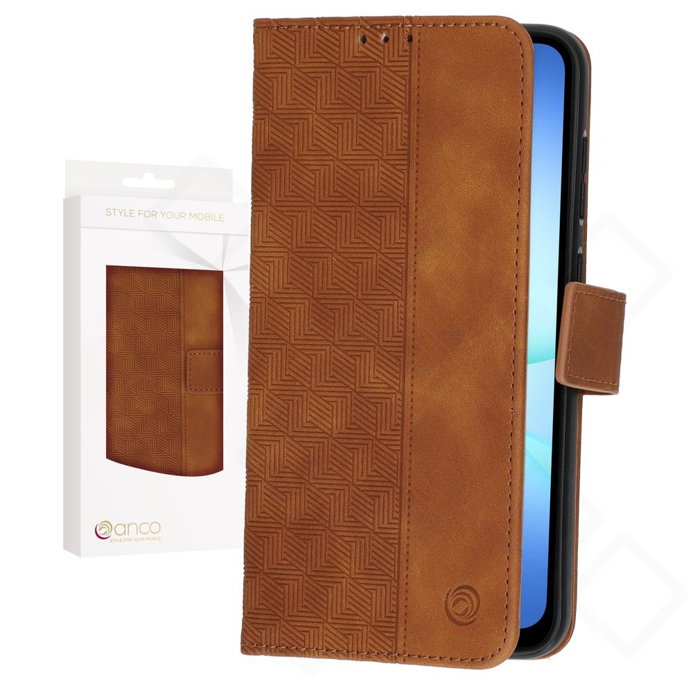 anco Bookcase Geometric für Samsung Galaxy A17 4G / A17 5G Handyhülle Wallet Case